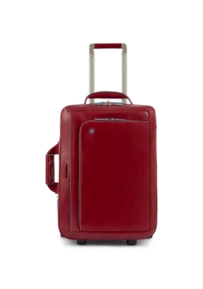 PIQUADRO leather cabin luggage - Red