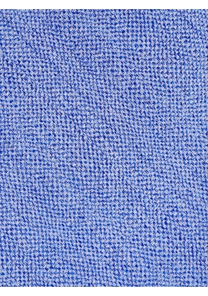 Kiton woven silk tie - Blue