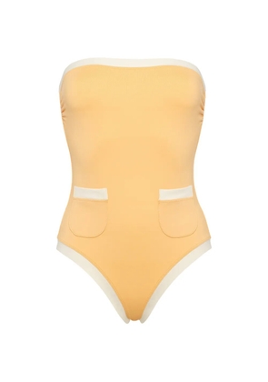 ERES Exotique bustier pocket swimsuit - Yellow