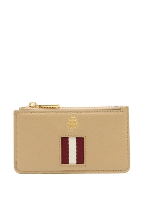 Bally stripe logo-motif wallet - Neutrals