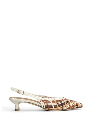 L Arianna pointed-toe pumps - Brown