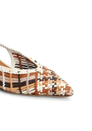 L Arianna pointed-toe pumps - Brown