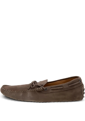Tod's Vintage pre-owned suede boat shoes - Brown