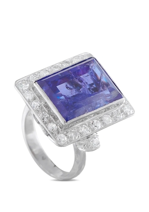 LB Exclusive tanzanite and diamond ring - Silver