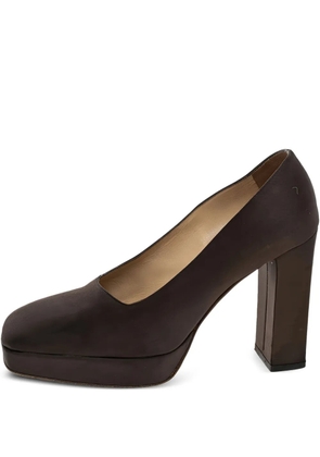 Sergio Rossi Vintage 105mm block-heel pumps - Brown