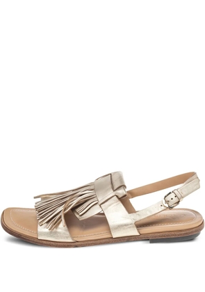 Tod's Vintage 2024 fringed sandals - Gold