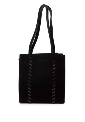 Saint Laurent Pre-Owned 20th Century Suede Stitch tote bag - Black