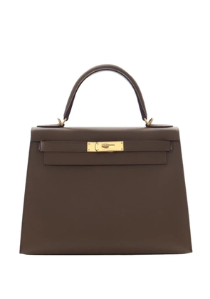 Hermès Pre-Owned 2022 Veau Madame Kelly Sellier II 28 satchel - Brown
