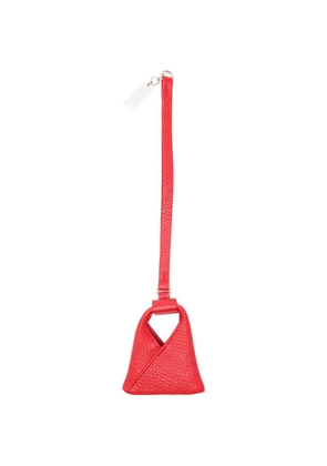 MM6 Maison Margiela leather keyring - Red