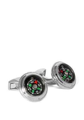 Tateossian Compass cufflinks - Silver