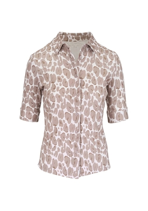 Majestic Filatures leopard-print button-down shirt - Neutrals