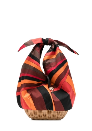 PUCCI scarf-knot tote bag - Orange
