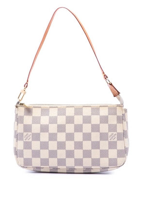 Louis Vuitton Pre-Owned 2011 Damier Azur Pochette Accessoires shoulder bag - White