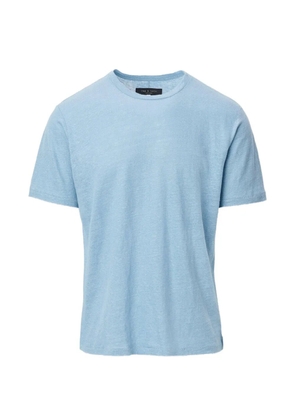 rag & bone slub-texture short-sleeve T-shirt - Blue
