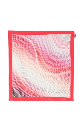Missoni zigzag-print scarf - Pink