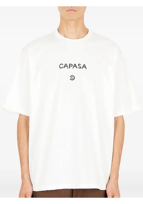 CAPASA MILANO logo-print cotton t-shirt - White