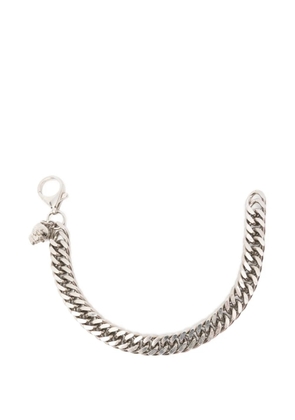 Alexander McQueen Pre-Owned 2010s Skull curb-link keychain - Silver
