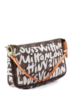 Louis Vuitton Pre-Owned Pochette Accessoires Limited Edition Monogram Graffiti shoulder bag - Brown