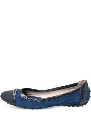Tod's Vintage 2024 suede ballet flats - Blue