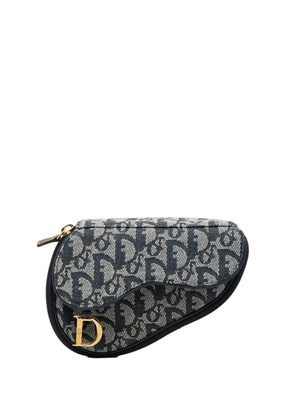 Christian Dior Pre-Owned 2000 Diorissimo Canvas Saddle pouch - Blue