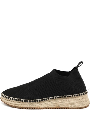 Pre-Owned Alexander Wang Dylan knitted espadrille sneakers - Black
