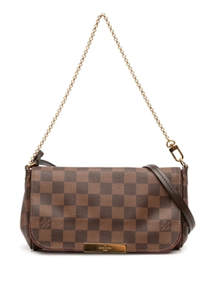 Louis Vuitton Pre-Owned 2018 Damier Ebene Favorite PM satchel - Brown