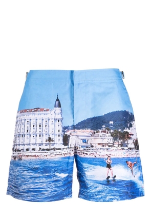 Orlebar Brown photograph-print swim shorts - Blue