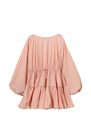 ZIMMERMANN tiered drawstring dress - Pink