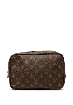 Louis Vuitton Pre-Owned 1987 Monogram Trousse Toilette 23 clutch bag - Brown