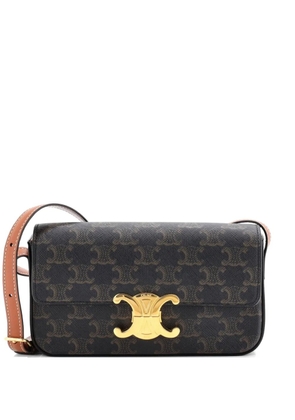Celine Pre-Owned Triomphe East-West Triomphe Coated Canvas shoulder bag - Brown