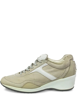 Tod's Vintage wedge-heel sneakers - Grey