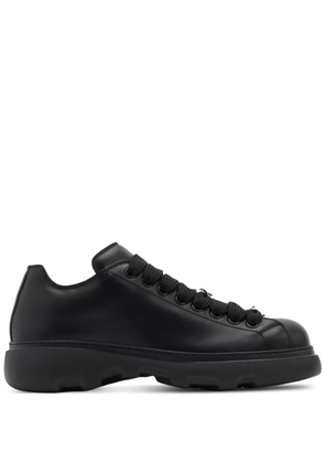 Burberry Ranger barbed-wire leather sneakers - Black
