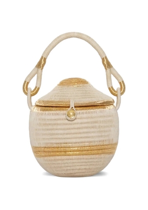 Johanna Ortiz Rooted Grace bucket bag - Neutrals