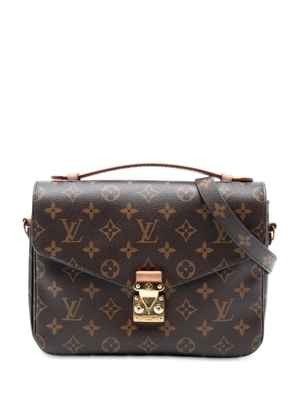 Louis Vuitton Pre-Owned 2019 Monogram Pochette Metis satchel - Brown
