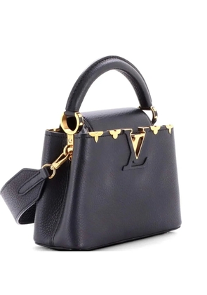 Louis Vuitton Pre-Owned Capucines Bag Leather with Embellished Detail Mini shoulder bag - Black