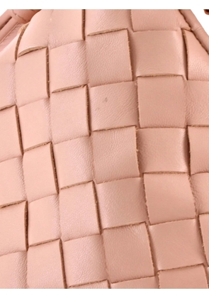 Bottega Veneta Pre-Owned Hop Top Handle Bag Intrecciato Nappa Mini satchel - Pink