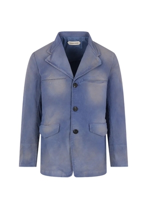 Namacheko faded-effect single-breasted blazer - Blue