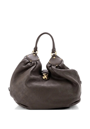 Louis Vuitton Pre-Owned XL Mahina Leather hobo bag - Brown