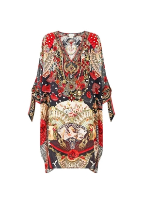 Camilla Daughters Of Duende graphic-print kaftan - Red