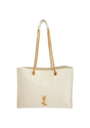 Saint Laurent Niki chevron-quilted tote bag - Neutrals