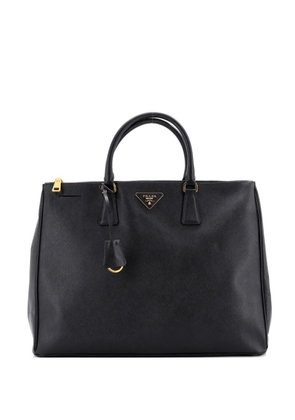 Prada Pre-Owned Double Zip Lux Saffiano Leather XL tote bag - Black
