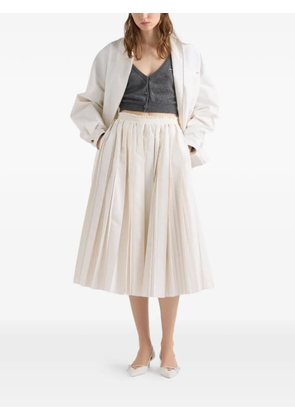 Prada cropped cashmere cardigan - Grey