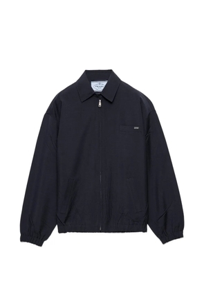 Prada mohair-wool blouson jacket - Blue