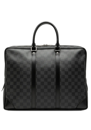 Louis Vuitton Pre-Owned 2016 Damier Graphite Porte Documents Voyage PM business bag - Black