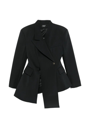 A.W.A.K.E. Mode asymmetric-hem single-breasted blazer - Black