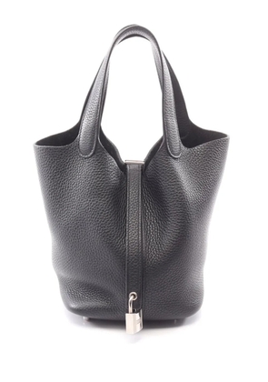 Hermès Pre-Owned 2019 Clemence Picotin Lock 18 handbag - Black