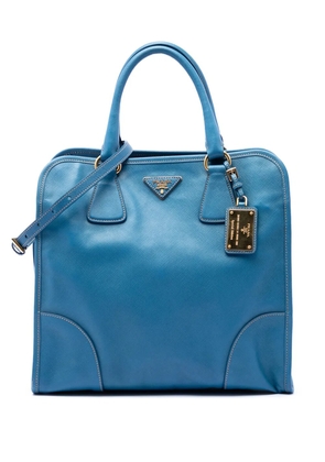 Prada Pre-Owned 2010-2026 Saffiano Lux Shopping Tote satchel - Blue