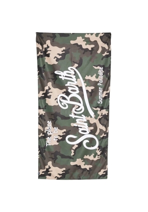 MC2 Saint Barth Aidan camouflage-print beach towel - Green