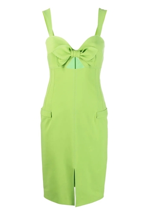 Genny cut-out sheath dress - Green