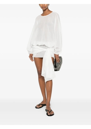 Christopher Esber Porto tie-waist dress - White